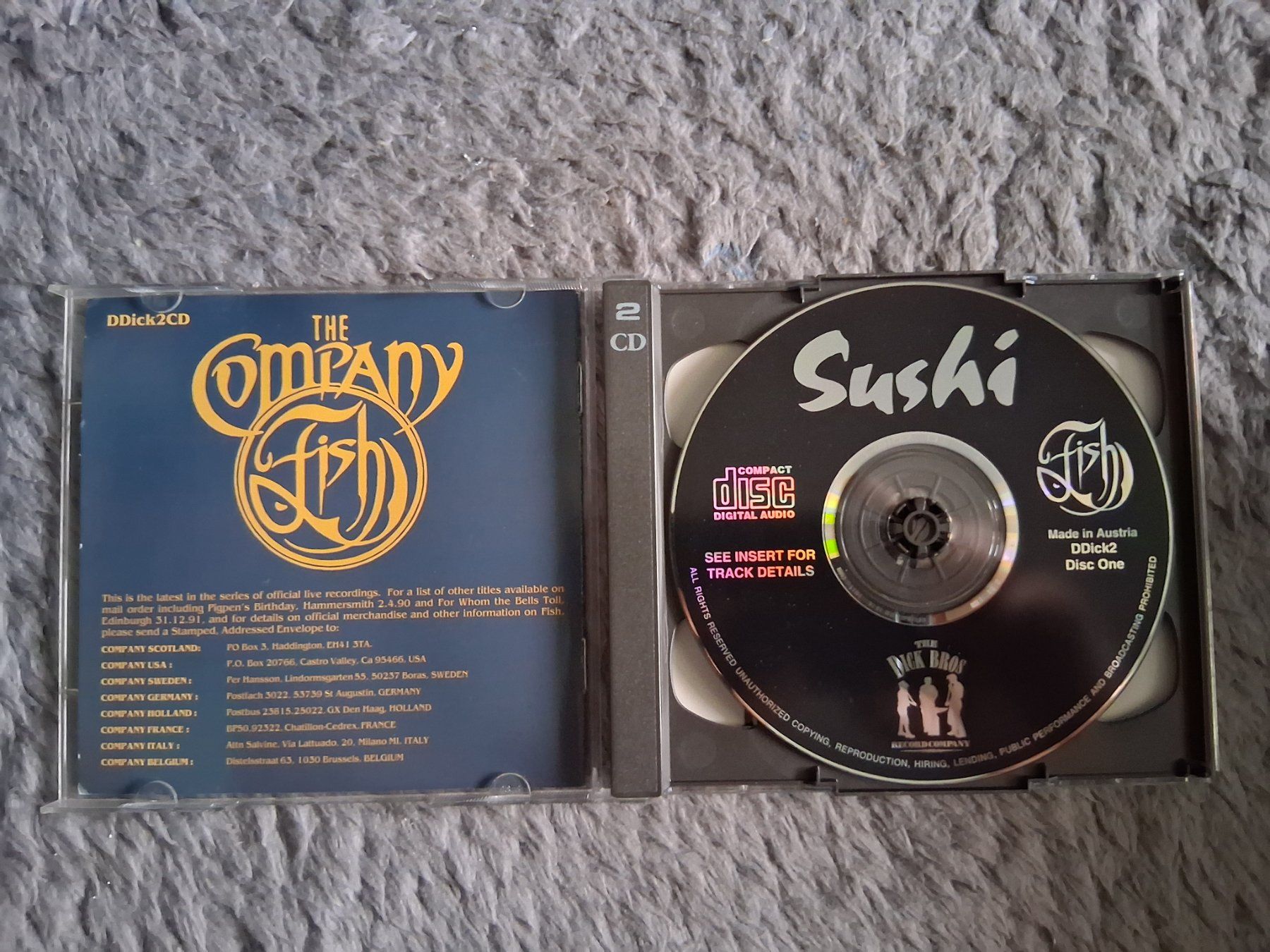CDs: FISH        SUSHI     CD – Gebraucht aus Wetzikon ZH von Ramones01 2