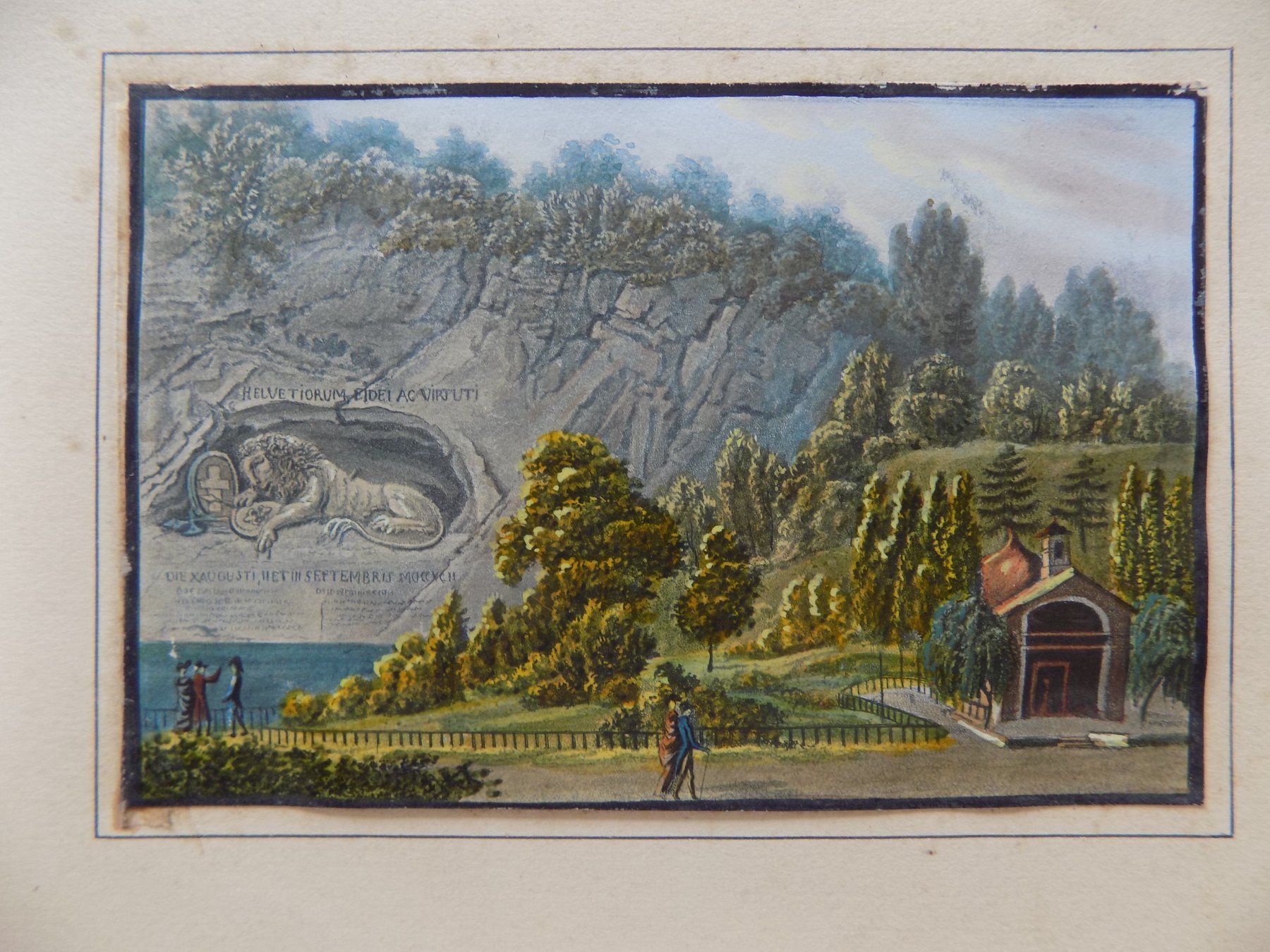 Gravures: Löwendenkmal in Luzern – D'occasion à Risch par Rischli15 2