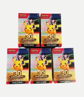 Pokémon 30 Ans Anniversaire 5x Booster Bundle Neuf/Scellé FR