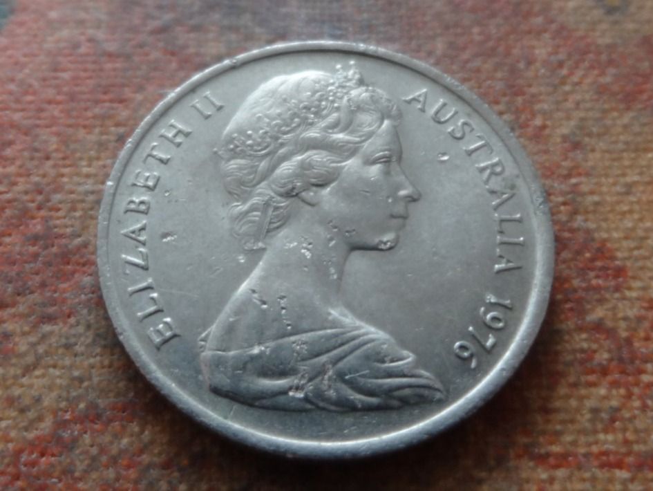 Tutti le monete: AUSTRALIA  5  Cents  1976 – Usato da Romanel-sur-Lausanne venduto da Swift13 1