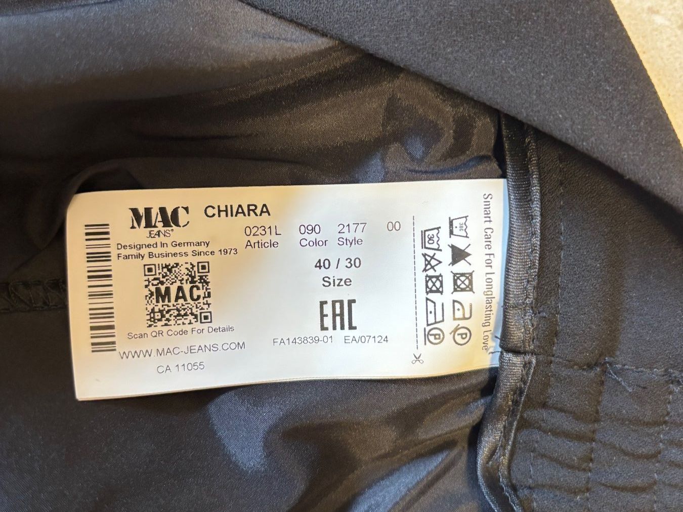 Hosen: Damenhose MAC, schwarz, Grösse 40 - NEU – Neu und originalverpackt aus Pfaffhausen von frickda 2