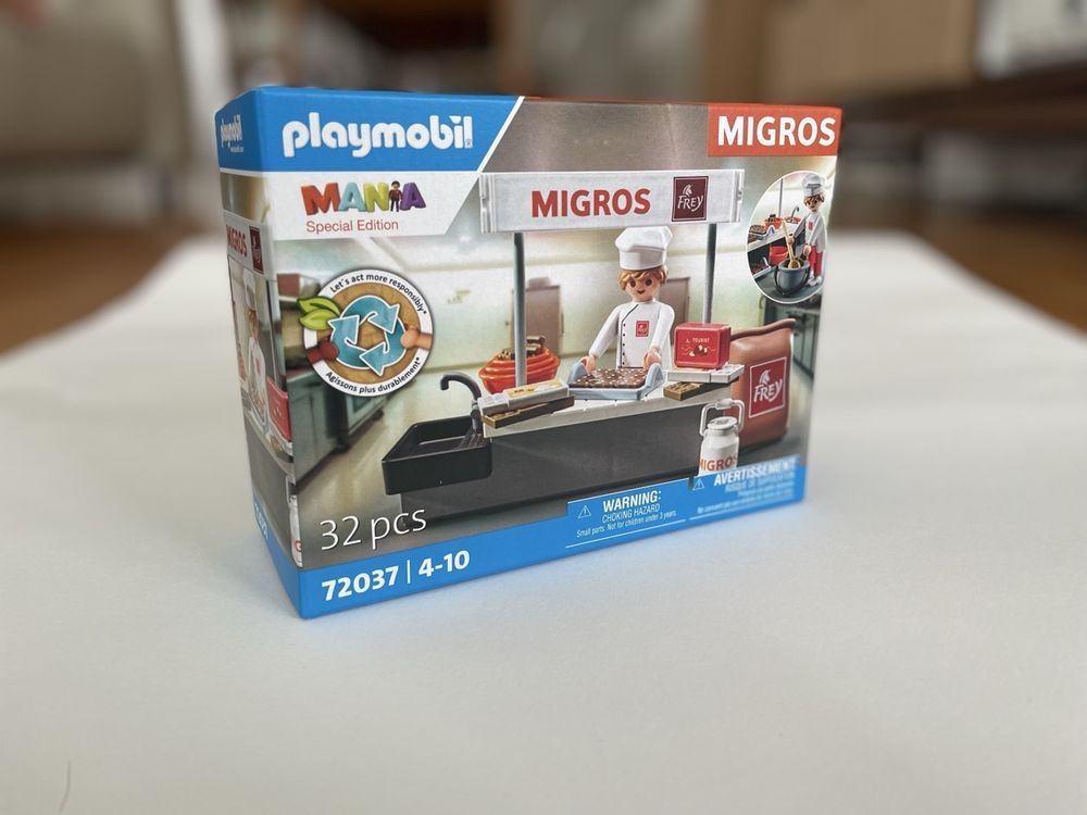 Playmobil Giocattoli: Playmobil Mania Migros - Chocolatier Frey – Nuovo e nell'imballaggio originale da Biel/Bienne venduto da Jan_321