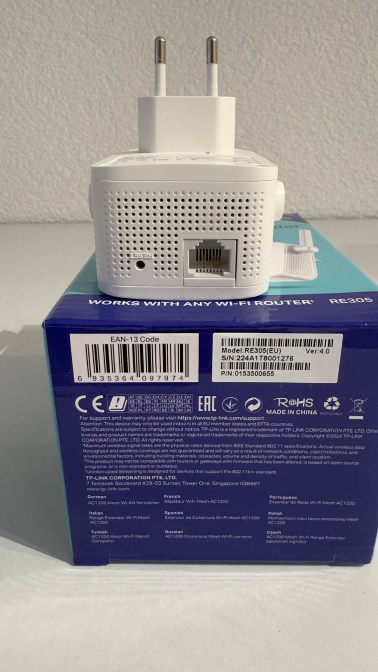 TP-Link WiFi: TP-Link Tl-Re305 – Nuovo (secondo la descrizione) da Givisiez venduto da seller07 2