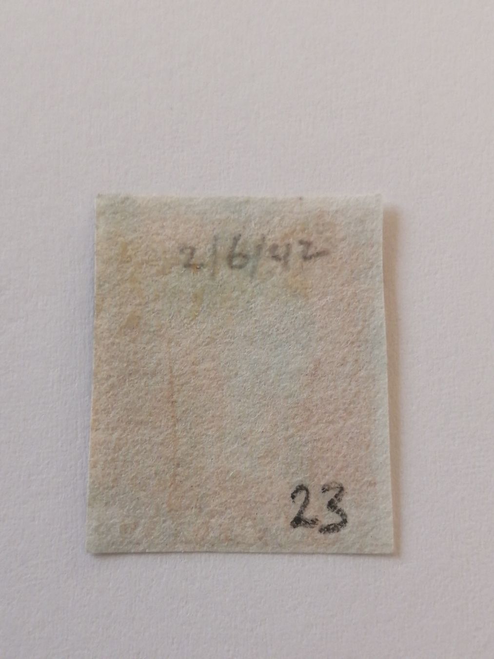 Alle Briefmarken: One Penny Red 1841  – Gebraucht aus Happerswil von tschergi 1