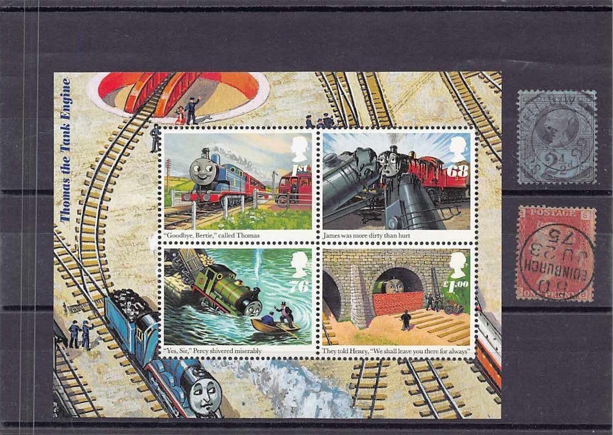 Tutti i francobolli: Steckkarte mit BRIEFMARKEN KLASSIK - GB plus THOMAS Loki – Usato da Lufingen venduto da philatelieshop