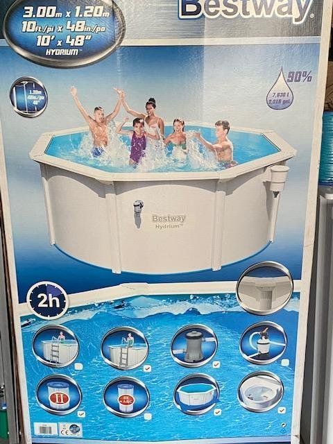 Gartenpool Bestway 8000 Liter günstig Kaufen auf Ricardo