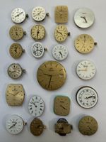 Vintage Quarz-Uhrwerke Konvolut, Roamer, Dugena etc.