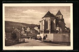 AK Appenzell, Kirche und Sitterbrücke