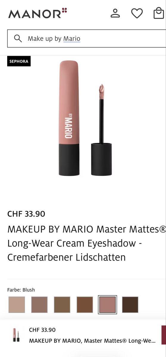 Sephora Make-up: MAKEUP BY MARIO  Eyeshadow Farbe Blush – Nuovo e nell'imballaggio originale da Baden venduto da Tiffany6878 3