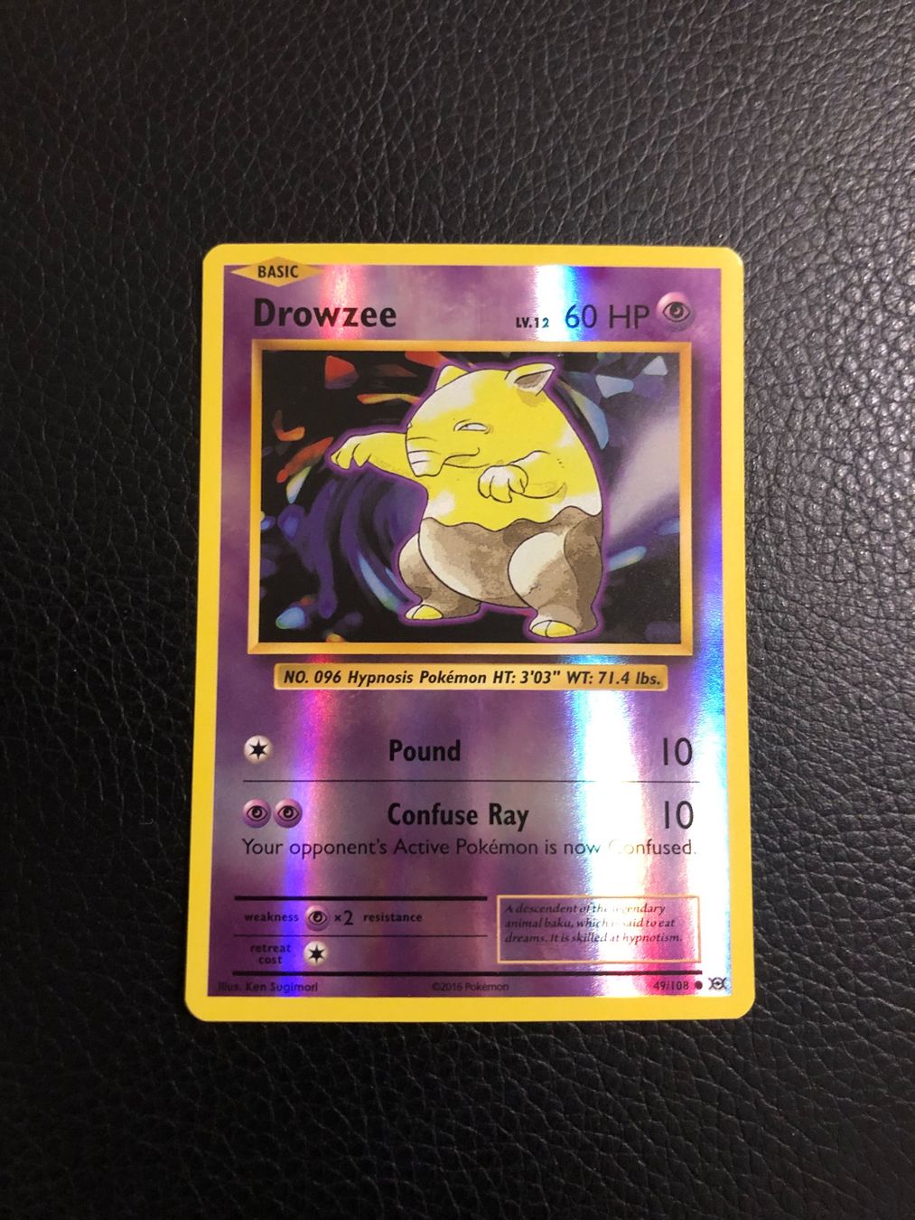 Pokémon Cartes à collectionner: Evolutions Drowzee reverse 49/108 Ab 1 – D'occasion à Paradiso par Pkmn10