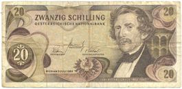 Österreich 20 Schilling 2.7.1967 P142a