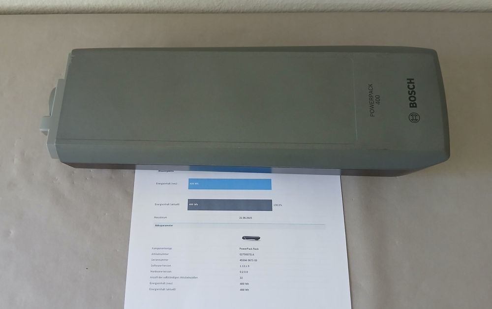 Bosch Powerpack 400 mit 400Wh - Gepäckträger - Messbericht | Kaufen auf ...