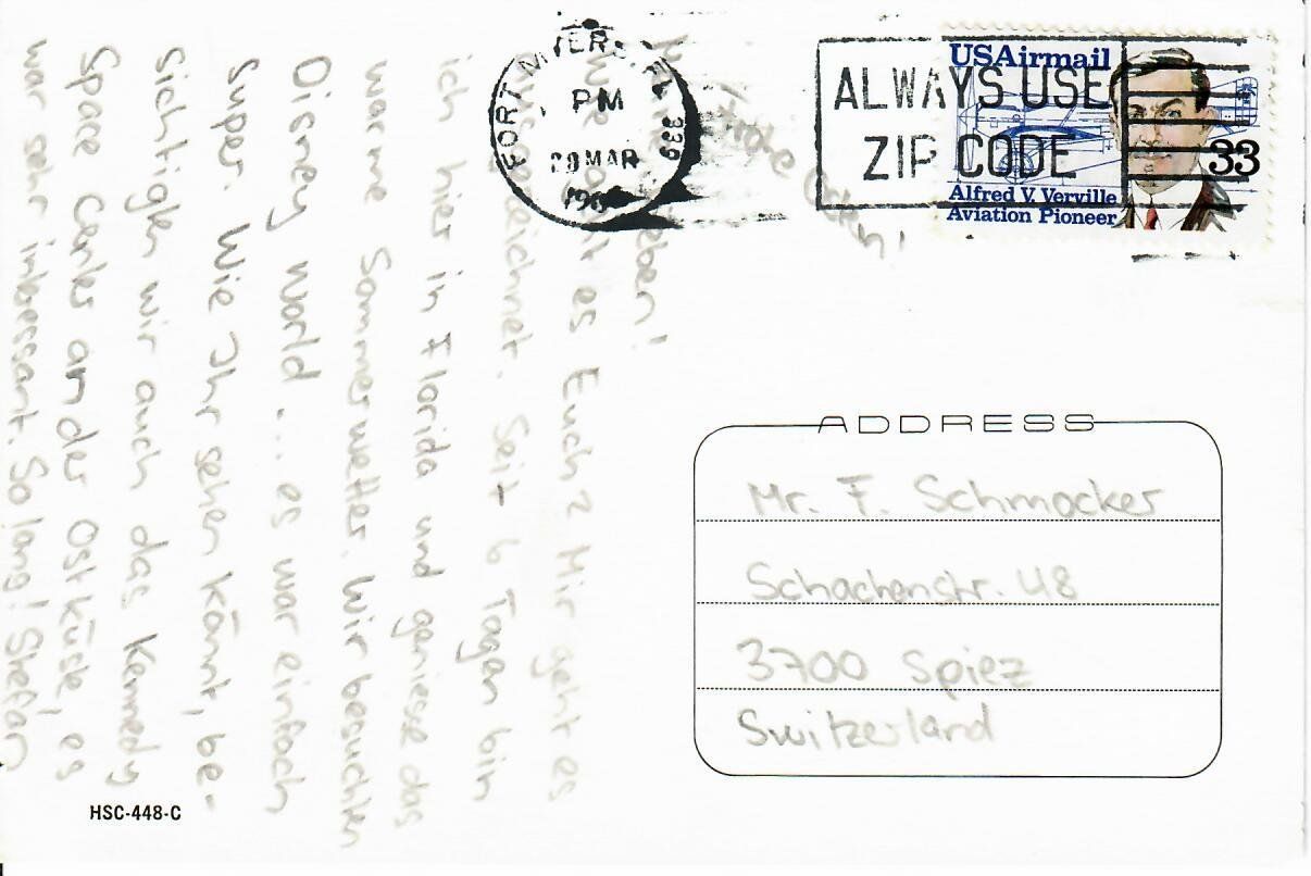 Cartoline postali: NASA Space Shuttle Florida – Usato da Hochdorf venduto da Ziegel-16 1