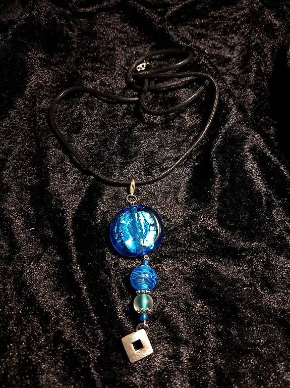 Catenine: Halskette Blau Silber – Usato da Sennhof venduto da Susanne2010