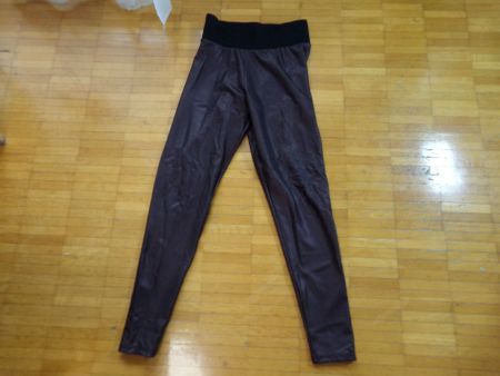Damen Leggins glanz braun   Gr. S