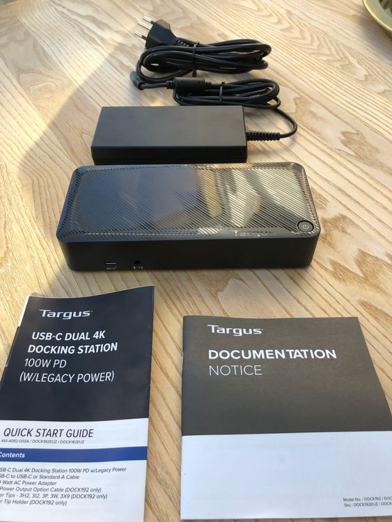 Targus: USB-C Dual 4K Docking Station 100W PD (Neu (gemäss Beschreibung ...