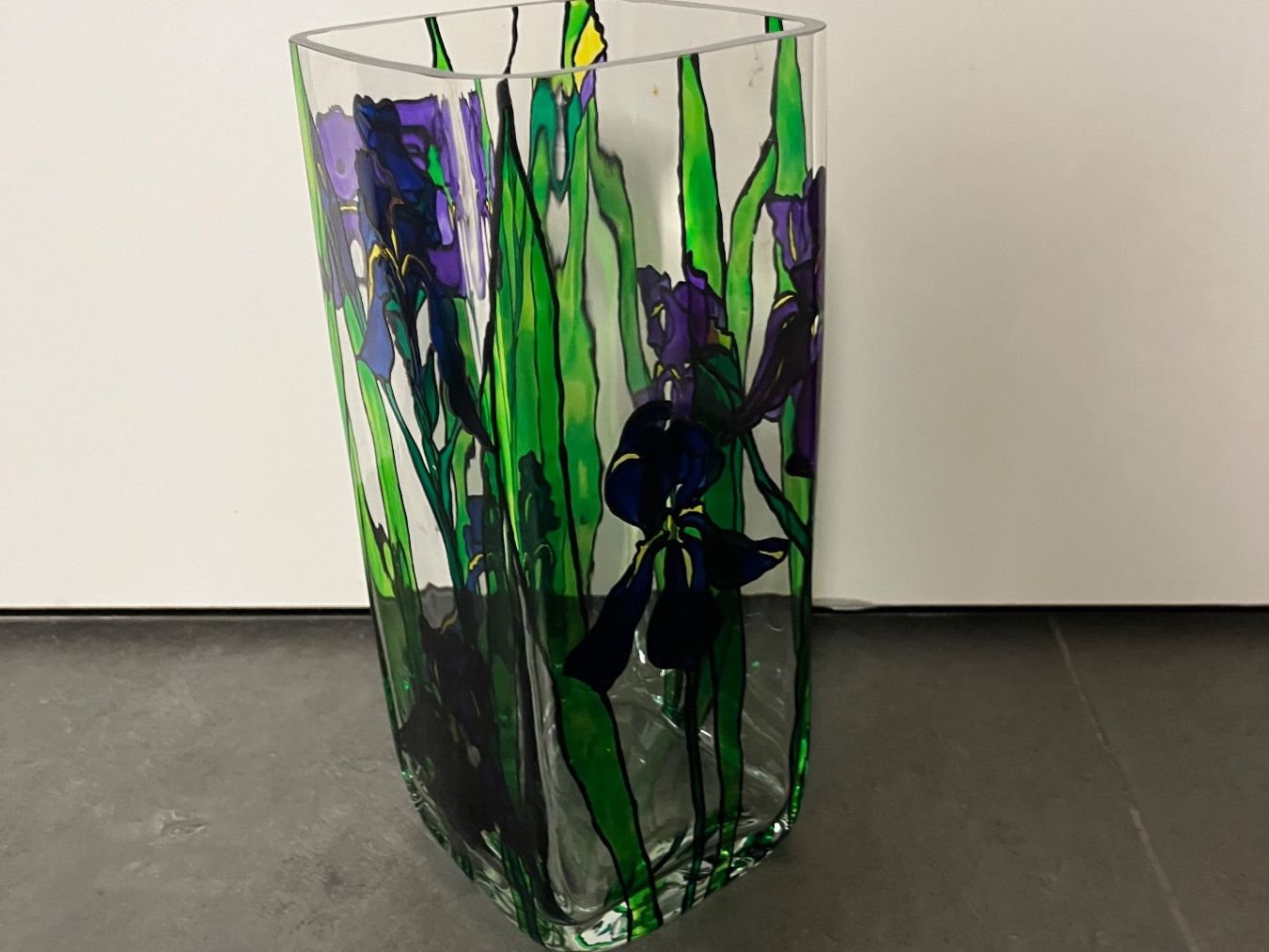 Vasi & Recipienti: Iris Vase handbemalt im Tiffany Stil – Usato da Uster venduto da colmo 1