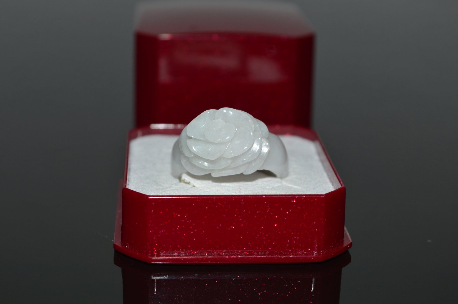 Anelli: JADE RING * Gr.19 – Nuovo e nell'imballaggio originale da Berg TG venduto da marta970