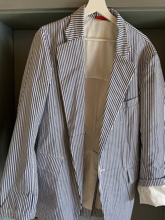 Gestreifter Oversize Blazer von Denimist