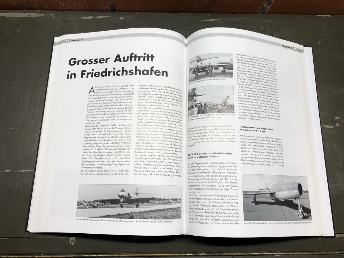 Libri: Der Schweizer P-16 Luftwaffe Kampfjet Pilot Kampfflugzeug – Usato da Madiswil venduto da TEMISO 5