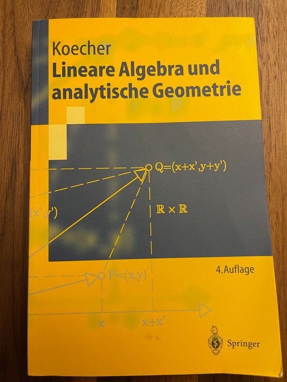 Lineare Algebra Und Analytische Geometrie Springer-Lehrbuch | Kaufen ...