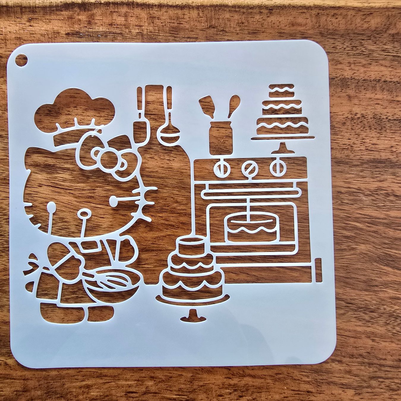 Sciablone: 4 Stk. Hello Kitty Zeichenformen/Schablonen – Nuovo e nell'imballaggio originale da Zürich venduto da amysmith 4