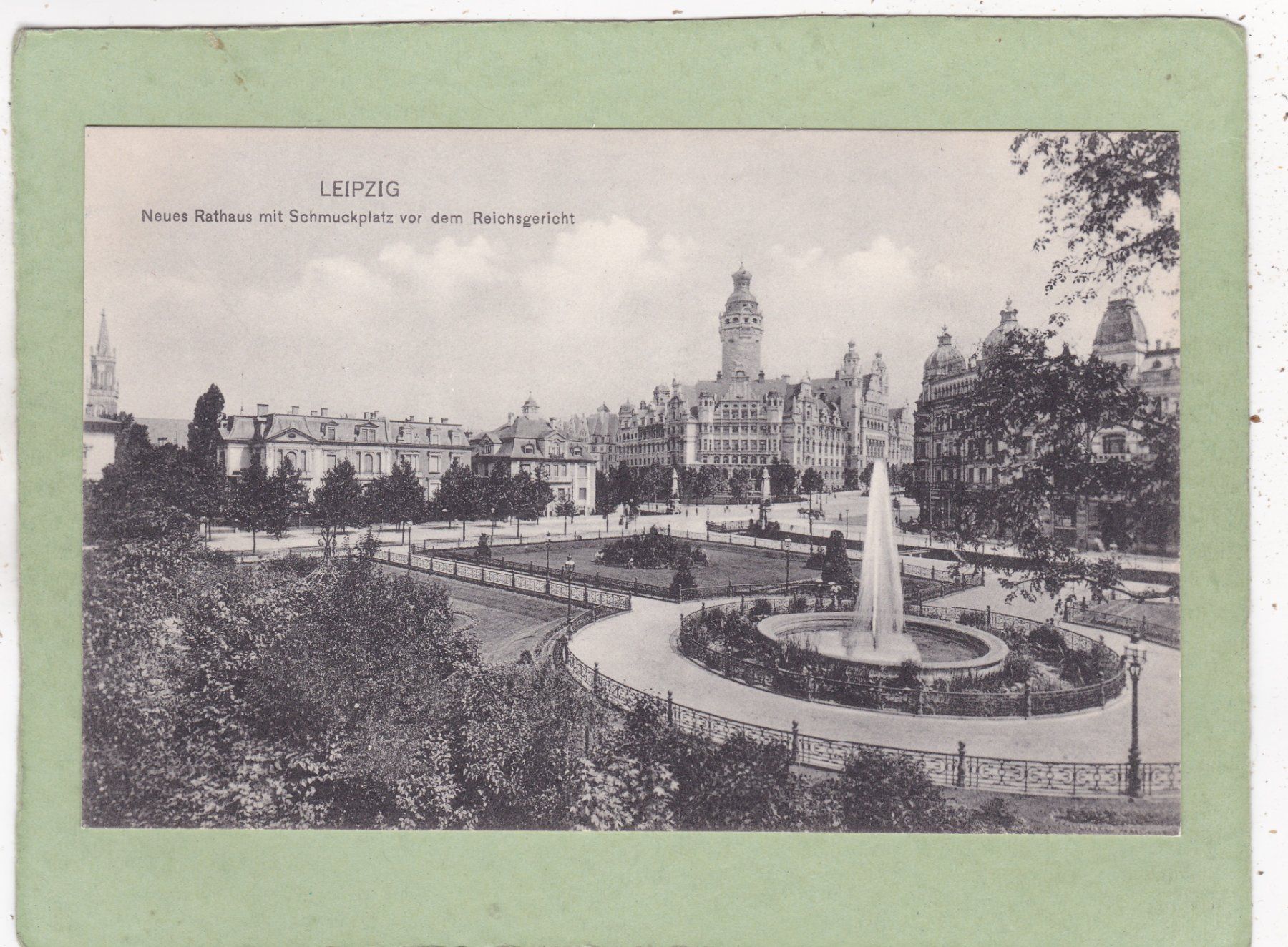 Ansichtskarten: Deutschland Leipzig Rathaus – Gebraucht aus Herisau von Lisegrat2008