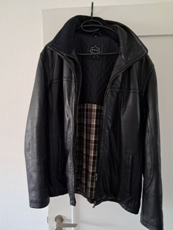 Herren Lederjacke schwarz Grösse L/50 "neu" s. Beschreibung