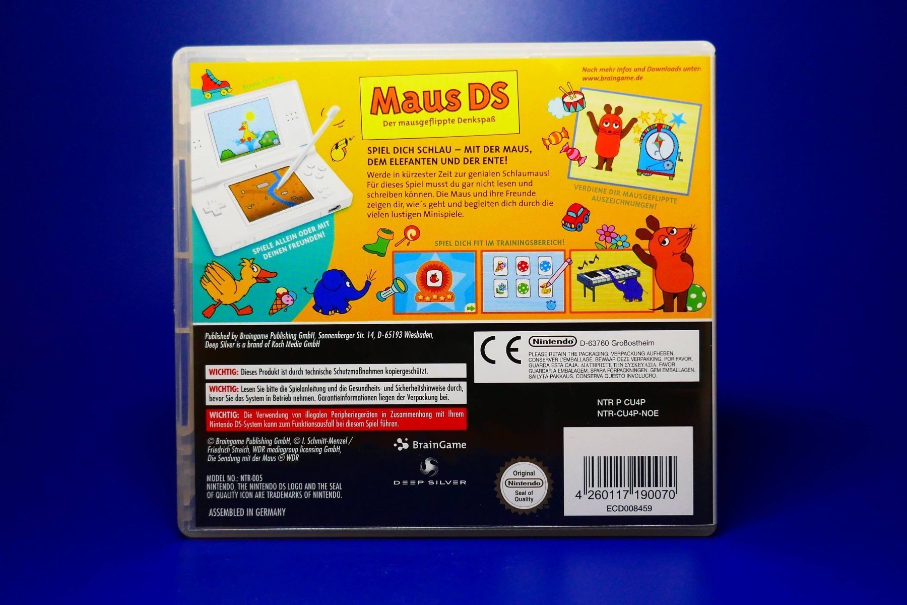 Nintendo Giochi: Maus DS : Der Mausgeflippte Denkspass - Nintendo DS – Usato da Vuarrens venduto da Espace-Retro 3