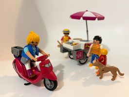 Playmobil Mobiler Crêpes-Verkauf und Vespa