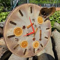 orologio in resina epossidica diametro 33 cm