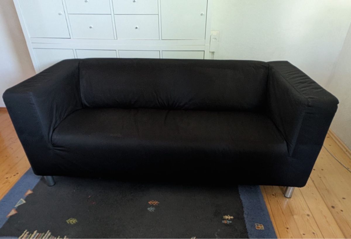 Sofas: Schwarzes 2-er Sofa – Gebraucht aus Sax von Niicii04