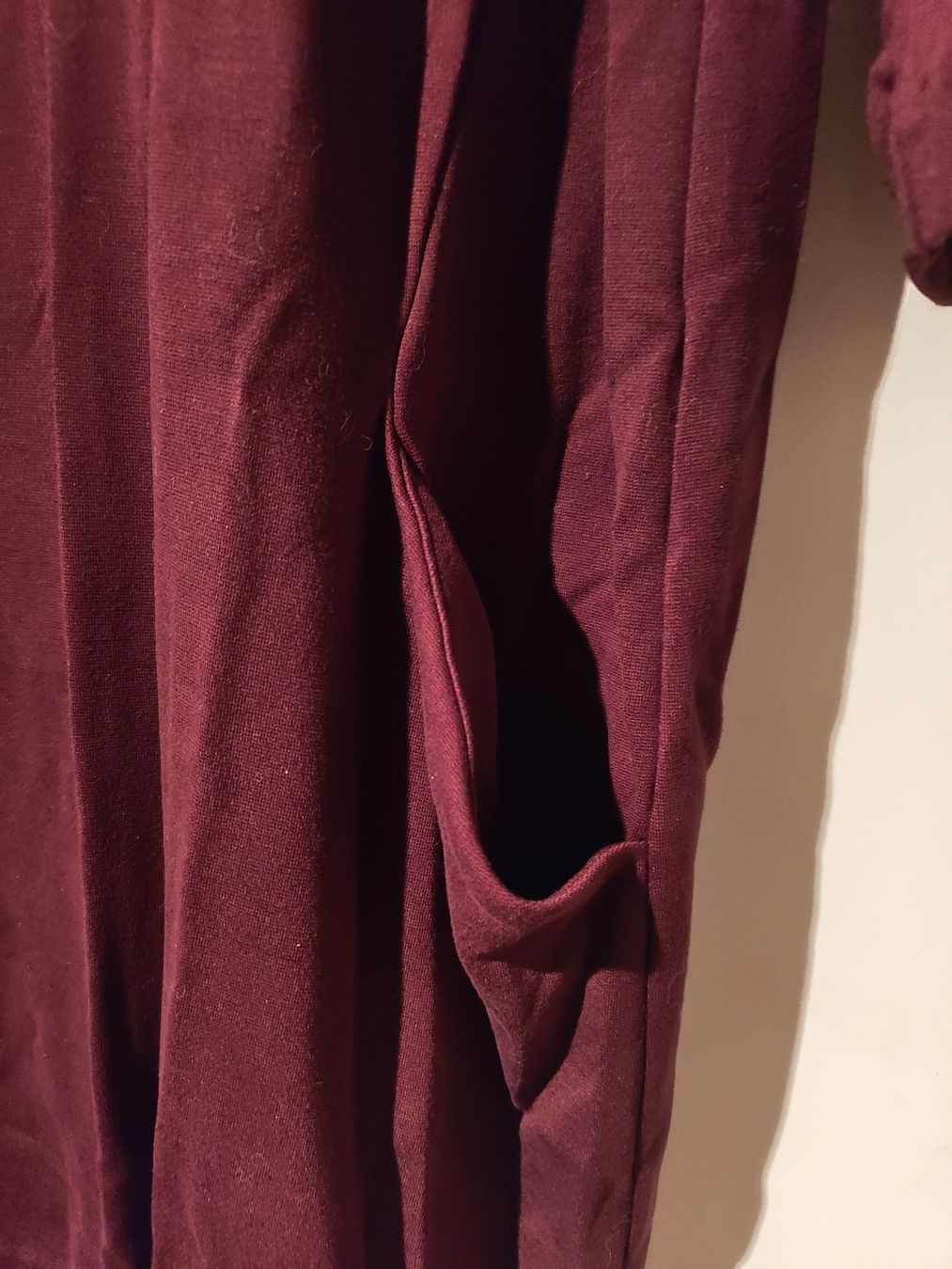 Vestiti: Kleid mit Taschen / Grösse XL / Bordeau – Usato da Schänis venduto da Second_Life_ 1