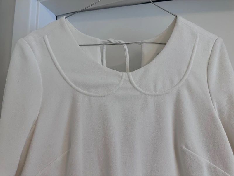 Sandro Kleider: Robe Sandro blanche crème taille 3 / 38  – Neu (gemäss Beschreibung) aus Grand-Lancy von seka-05 1