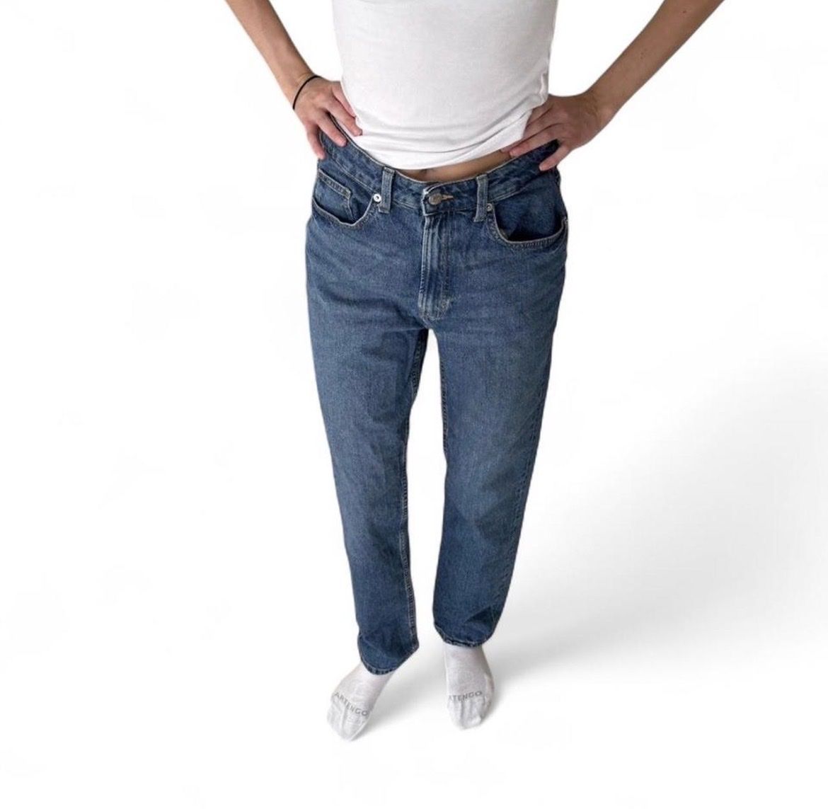 H&M Jeans: Jeans Straight High Waist – Nuovo (secondo la descrizione) da Vaduz venduto da besties