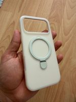 iPhone 17 Pro Max Hülle, Beige mit Ringhalterung, Neuwertig