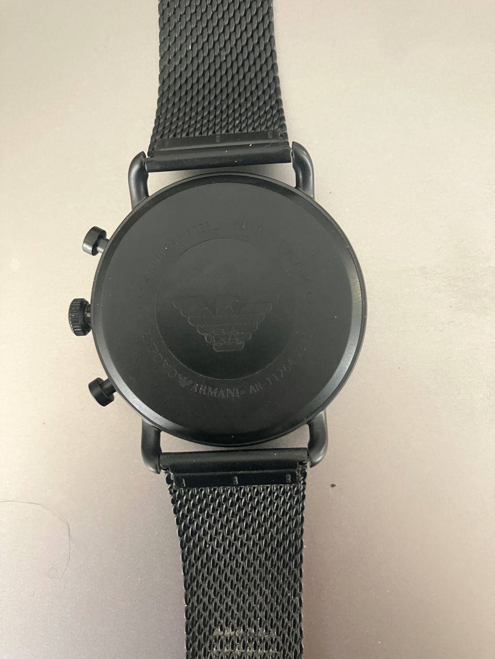 Armani Uhren: Emporio Armani Chronograph schwarz – Gebraucht aus Rapperswil/SG von danielschifferle 3