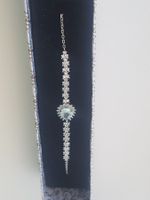 Silber Armband mit Aquamarin Edelsteine