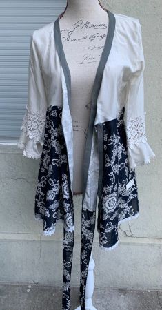Superbe blouse tunique ODD MOLLY 35%soie 65%coton t.1