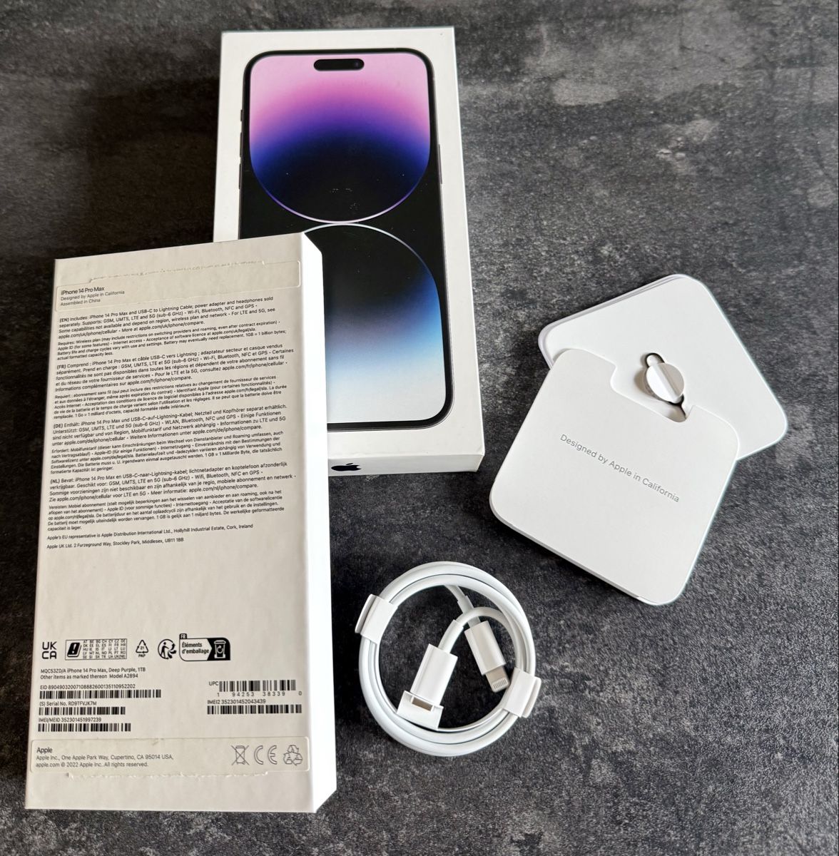 Apple Handys / Smartphones: iphone 14 pro max deep purple 1t – Neu (gemäss Beschreibung) aus Pfungen von glittergirl9 1