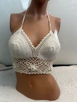 SEXY TOP HÄKELTOP NECKHOLDER  GR S NEU Gratis Versand