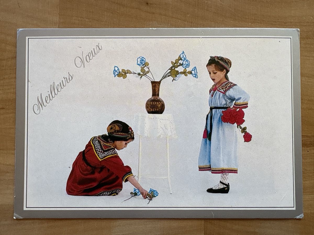 Cartes postales: AK mit Mädchen in Tracht von Algerien – D'occasion à Rümlang par Kartenpost1