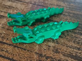 lego figurine animal Green Alligator / Crocodile