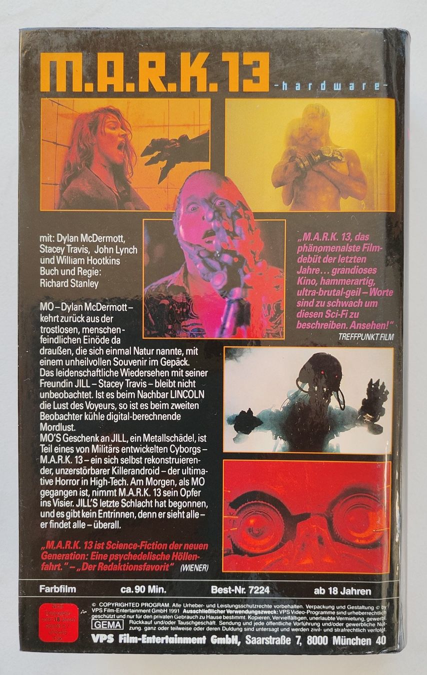 Tutti i VHS: VHS - M.A.R.K.13 - Hardware - VPS Video – Usato da Ueberstorf venduto da Movieman83 1