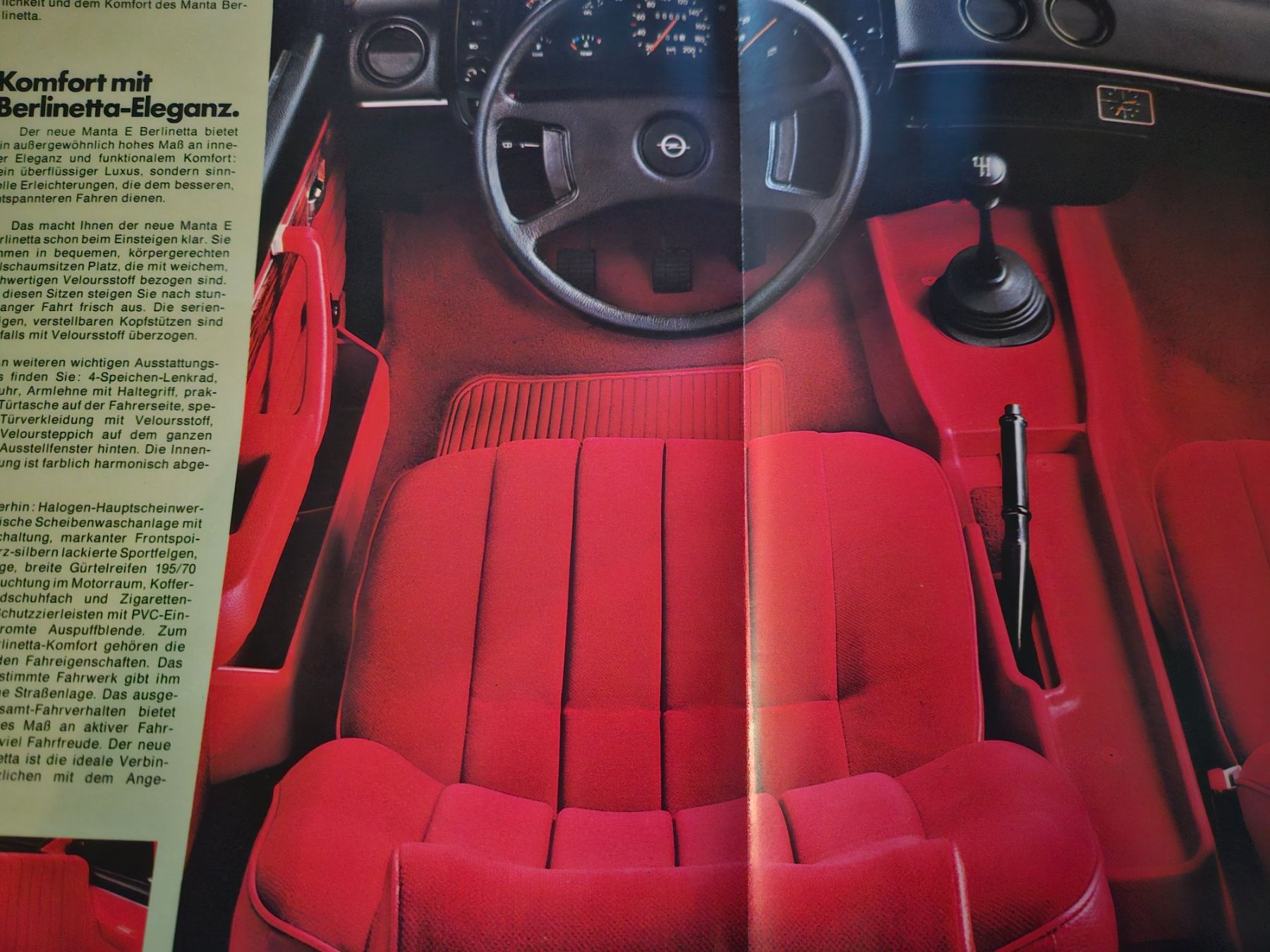 Opel Documenti: Opel Manta E Berlinetta  Prospekt 1977  xa – Usato da Flawil venduto da sr1_f6st 1
