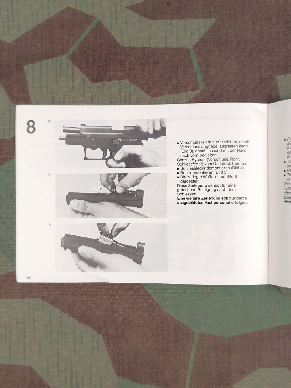 Uniformen: Anleitung SIG SAUER P225 – Gebraucht aus Bauma von SwissMilitaria 2