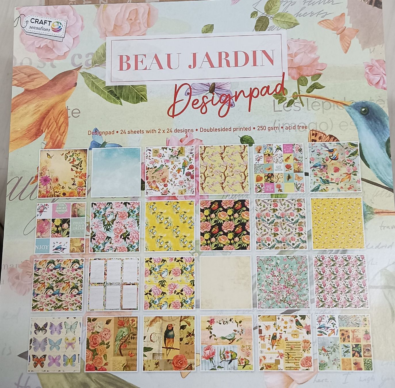 Carta: Design Papier Block # 23 – Nuovo e nell'imballaggio originale da Würenlingen venduto da Striga 1