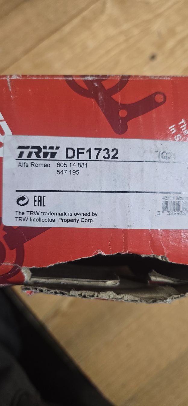 Alfa Romeo Alle Autoersatzteile: Alfa Romeo 33 Bremscheiben vorne – Neu und originalverpackt aus Rupperswil von Gianni86 3