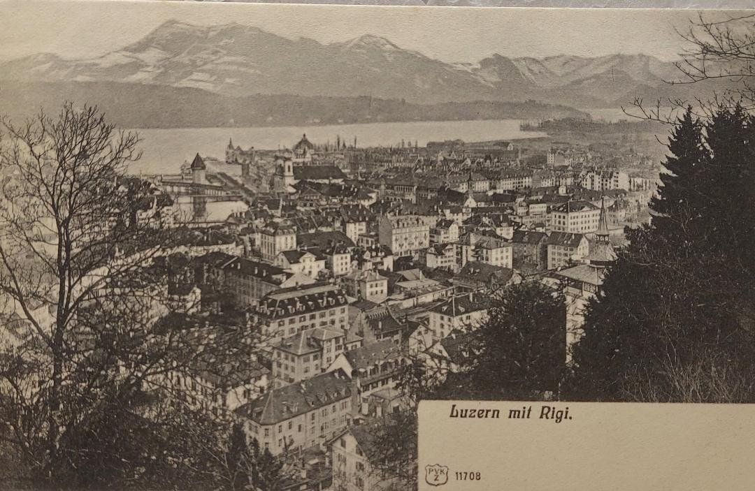 Ansichtskarten: LUZERN & Rigi – Gebraucht aus Delémont von Domdom1