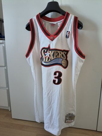 NBA Trikot Allen Iverson 76ers weiss Gr. XL